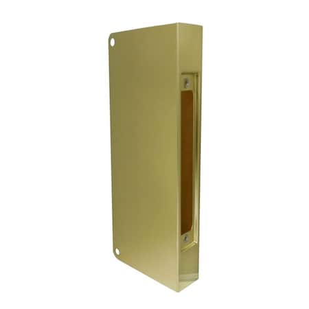 Don-Jo Blank Classic Wrap Around for Mortise Lock with 86 Cut Out for 1-3/4" Door CW504PB
